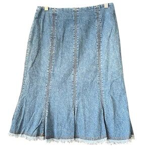 VINTAGE Carolina Blues by Carolina Colors Jean Skirt Size 8
